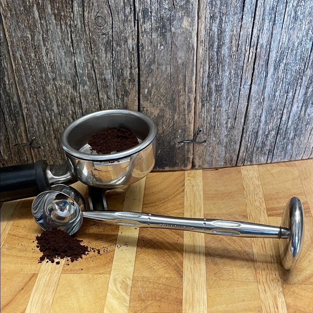 Starbucks | Metal | Coffee Tamper & Spoon | 7g Scoop | Espresso Accessory